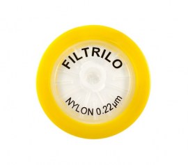 Filtro De Seringa Em Nylon Hidrofílico - 0,22 Um X 25 Mm - 100 Unid